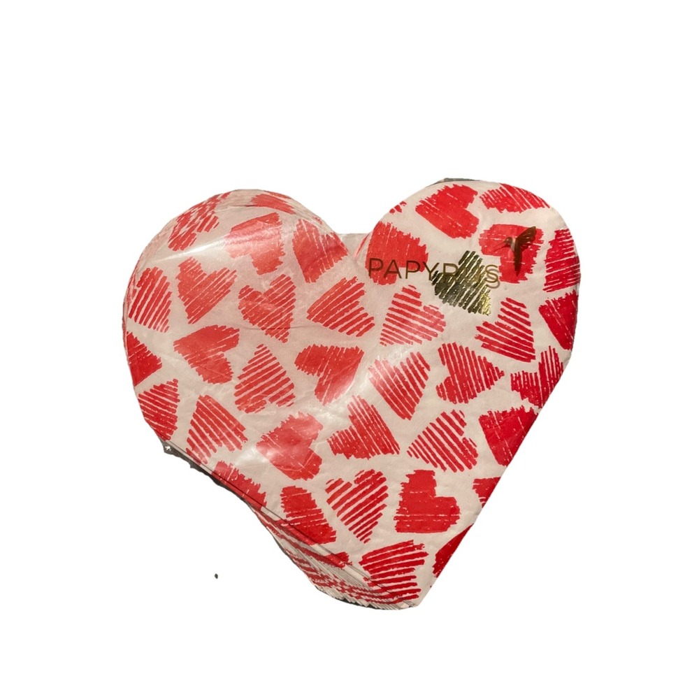 Papyrus Heart shaped Napkins Red White 40 Lunch 3 Ply Paper 6.5x6.5 Party Trendy